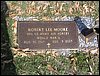 Moore, Robert Lee (military marker).JPG