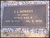 Morries, C L (military marker).JPG