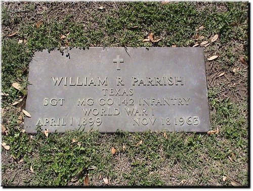 Parrish, William (military marker).JPG