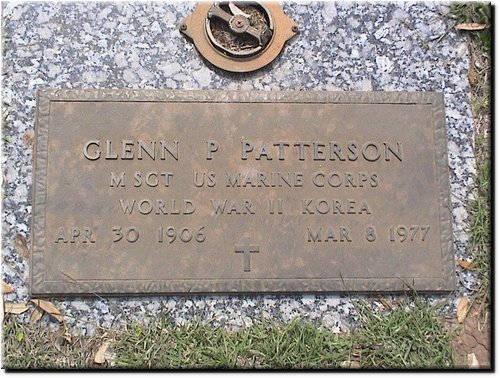 Patterson, Glenn P (miliary marker).JPG