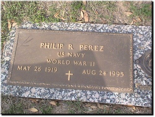 Perez, Philip R (military marker).JPG