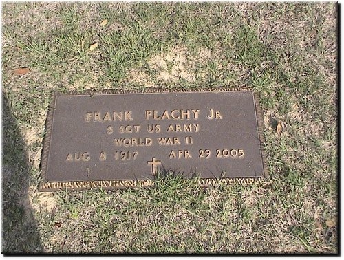 Plachy, Frank Jr. (military marker).JPG