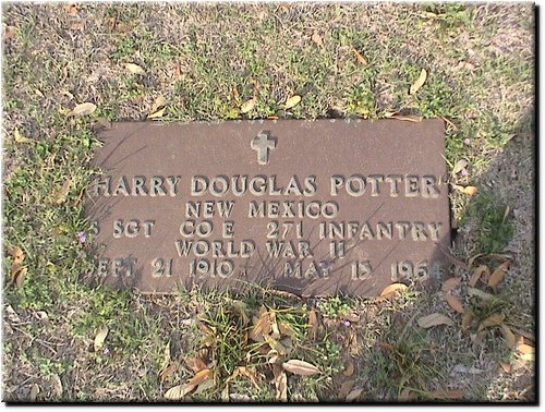 Potter, Harry Douglas (military marker).JPG