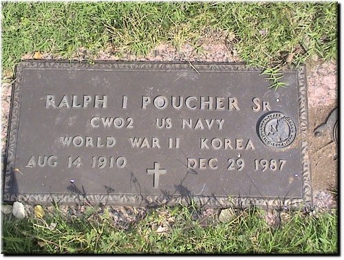 Poucher, Ralph Sr (military marker).JPG