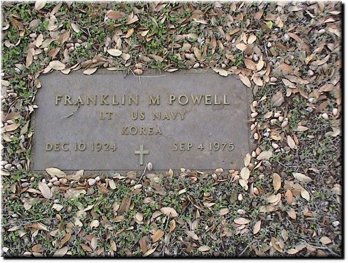 Powell, Franklin M (military marker).JPG