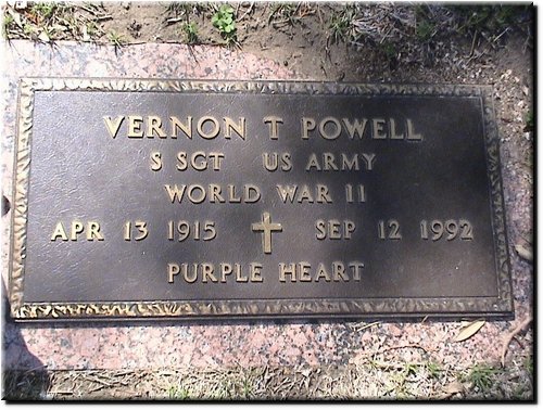 Powell, Vernon (military marker).JPG