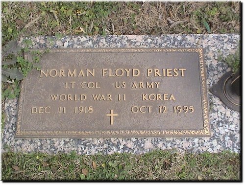 Priest, Norman Floyd (military marker).JPG