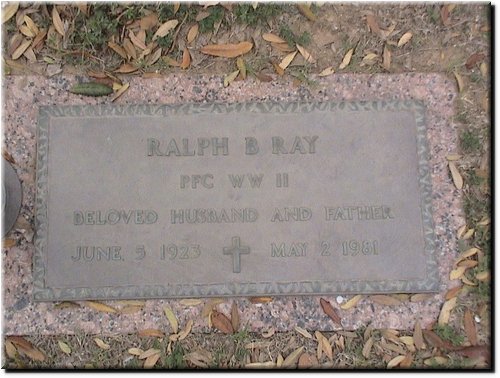 Ray, Ralph (military marker).JPG