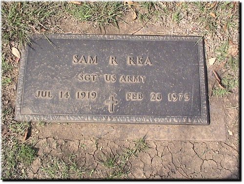 Rea, Sam R (military marker).JPG