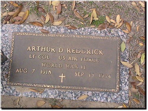 Reddrick, Arthur (military marker).JPG