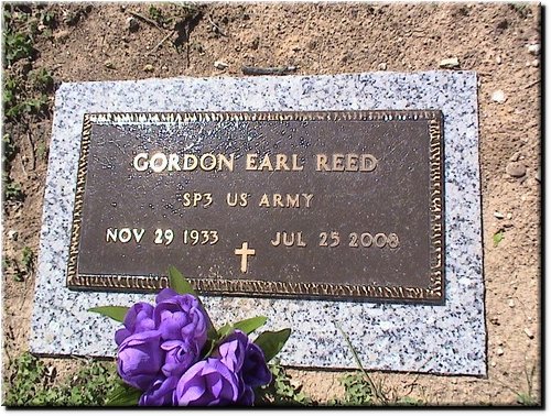 Reed, Gordon Earl (military marker).JPG