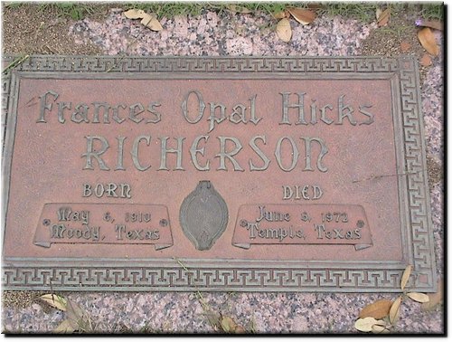 Richerson, Frances Opal Hicks.JPG