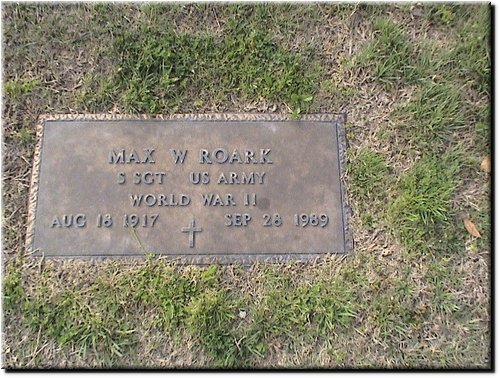 Roark, Max (miliary marker).JPG