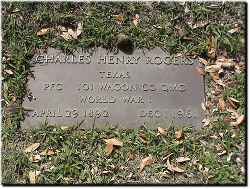 Rogers, Charles Henry (military marker).JPG