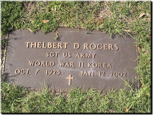 Rogers, Thelbert (military marker).JPG