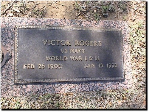 Rogers, Victor (military marker).JPG