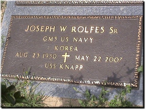 Rolfes, Joseph Sr (military marker).JPG