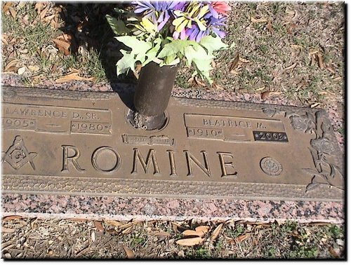 Romine, Lawrence Sr and Beatrice.JPG