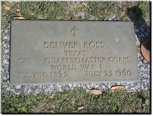 Ross, Denver (military marker).JPG