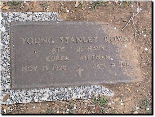 Rowan, Young Stanley (military marker).JPG