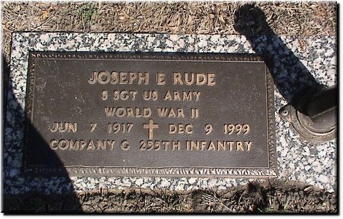 Rude, Joseph (military marker).JPG