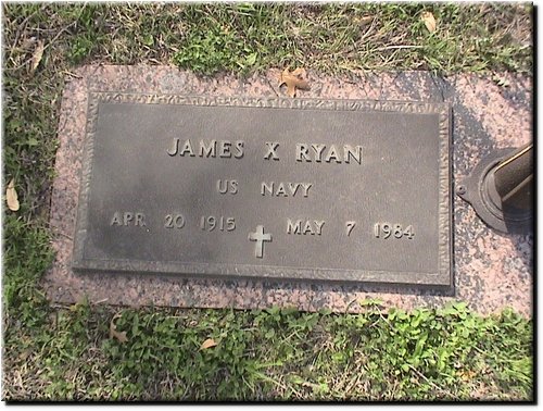 Ryan, James X (military marker).JPG