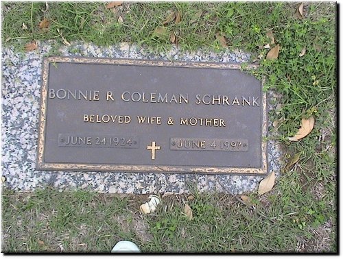 Schrank, Bonnie R Coleman.JPG