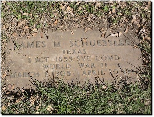 Schuessler, James (military marker).JPG