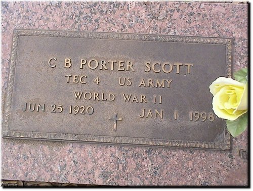 Scott, C B Porter (military marker).JPG