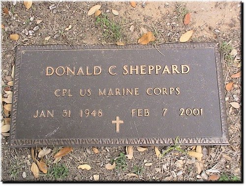 Sheppard, Donald (military marker).JPG