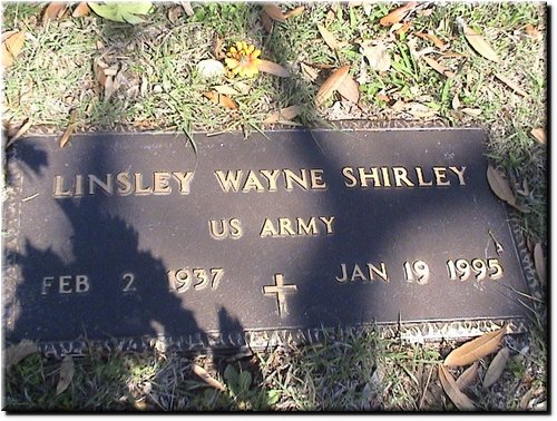 Shirley, Linsey Wayne (military marker).JPG