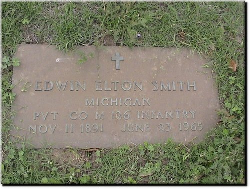 Smith, Edwin Elton (military marker).JPG