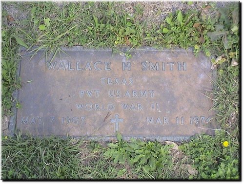 Smith, Wallace H (military marker).JPG