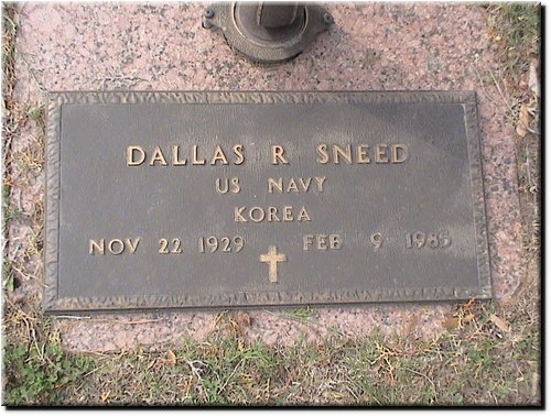 Sneed, Dallas (military marker).JPG