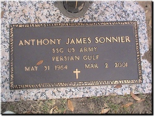 Sonnier, Anthony (military marker).JPG