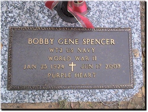 Spencer, Bobby Gene (military marker).JPG