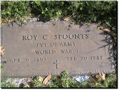 Spoonts, Roy (military marker).JPG