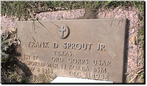 Sprout, Frank Jr (military marker).JPG