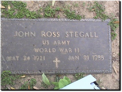 Stegall, John Ross (military marker).JPG