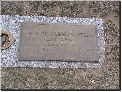 Stiles, Charles Vernon (military marker).JPG