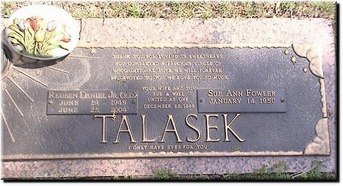 Talasek, Reuben Daniel Jr and Sue Ann Fowler.JPG