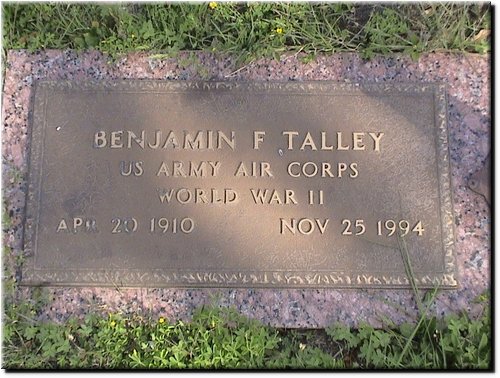 Talley, Benjamin (military marker).JPG