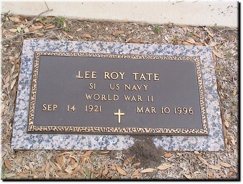 Tate, Lee Roy (military marker).JPG