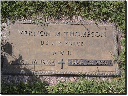 Thompson, Vernon (military marker).JPG