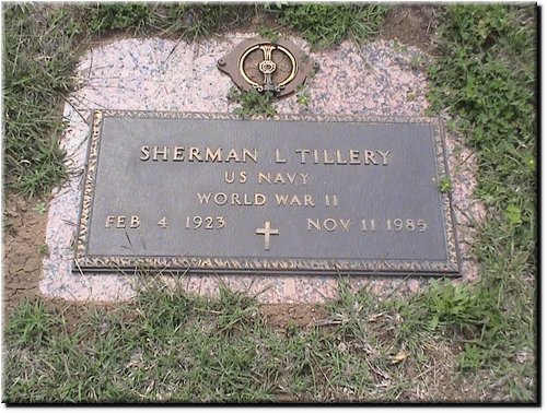 Tillery, Sherman L (military marker).JPG