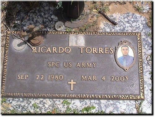 Torres, Ricardo (military marker).JPG