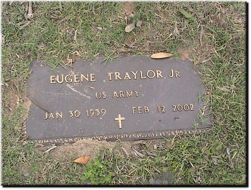 Traylor, Eugene Jr (military marker).JPG