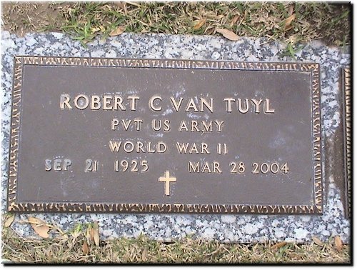 Tuyl, Robert C Van (military marker).JPG