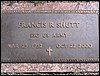 Shutt, Francis R (military marker).JPG