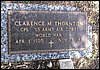 Thornton, Clarence M (military marker).JPG